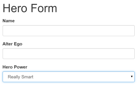 Early form with no binding